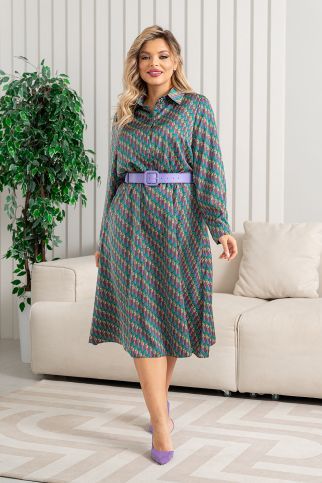 Платье МП-3531 зеленый