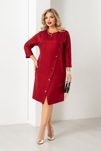 Платье А-364 бордо